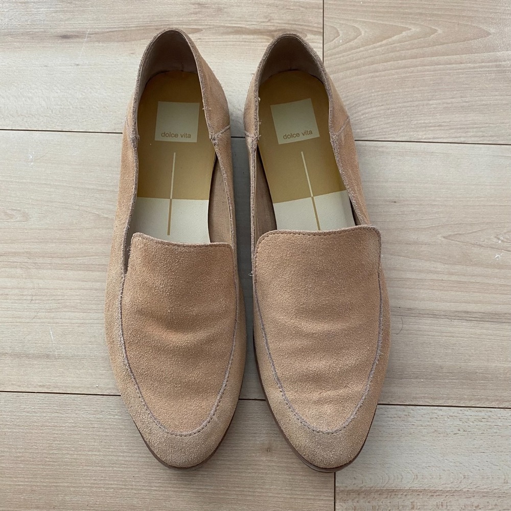 Dolce Vita Women's Leather Upper Suede Loafers size‎ 9.5M Calla